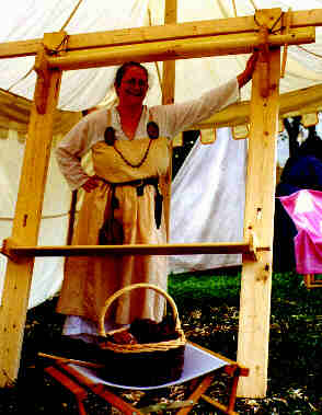 a warp-weighted loom