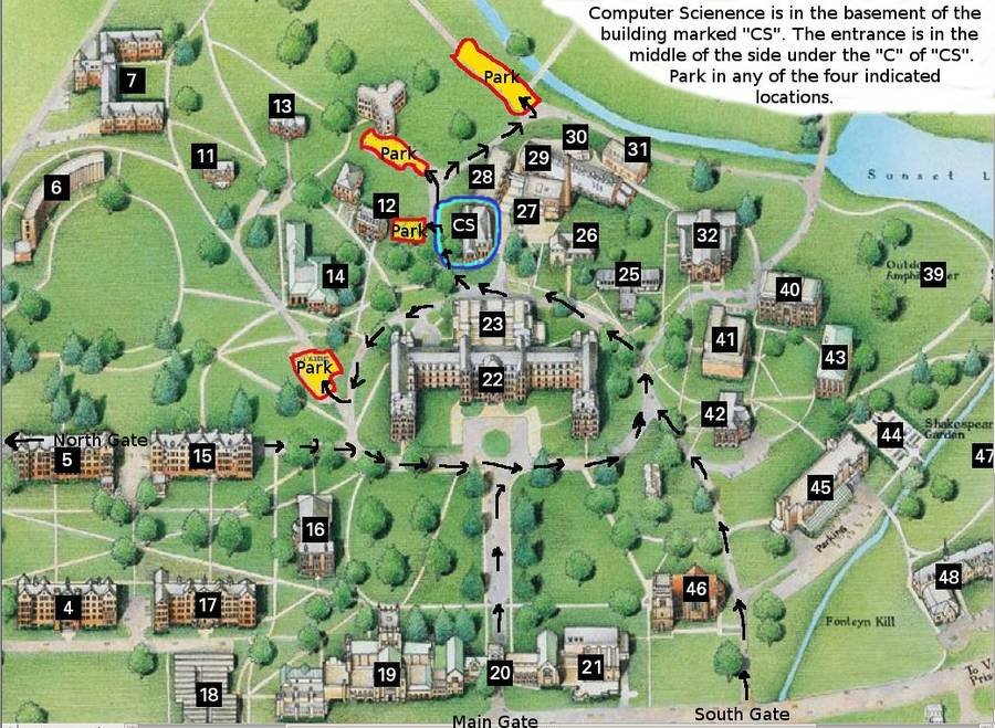 Vassar College Campus Map – Map Vector